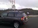 N6NB/KH6 at 5200 feet along Daniel Inouye Highway, where the record-setting contacts took place.